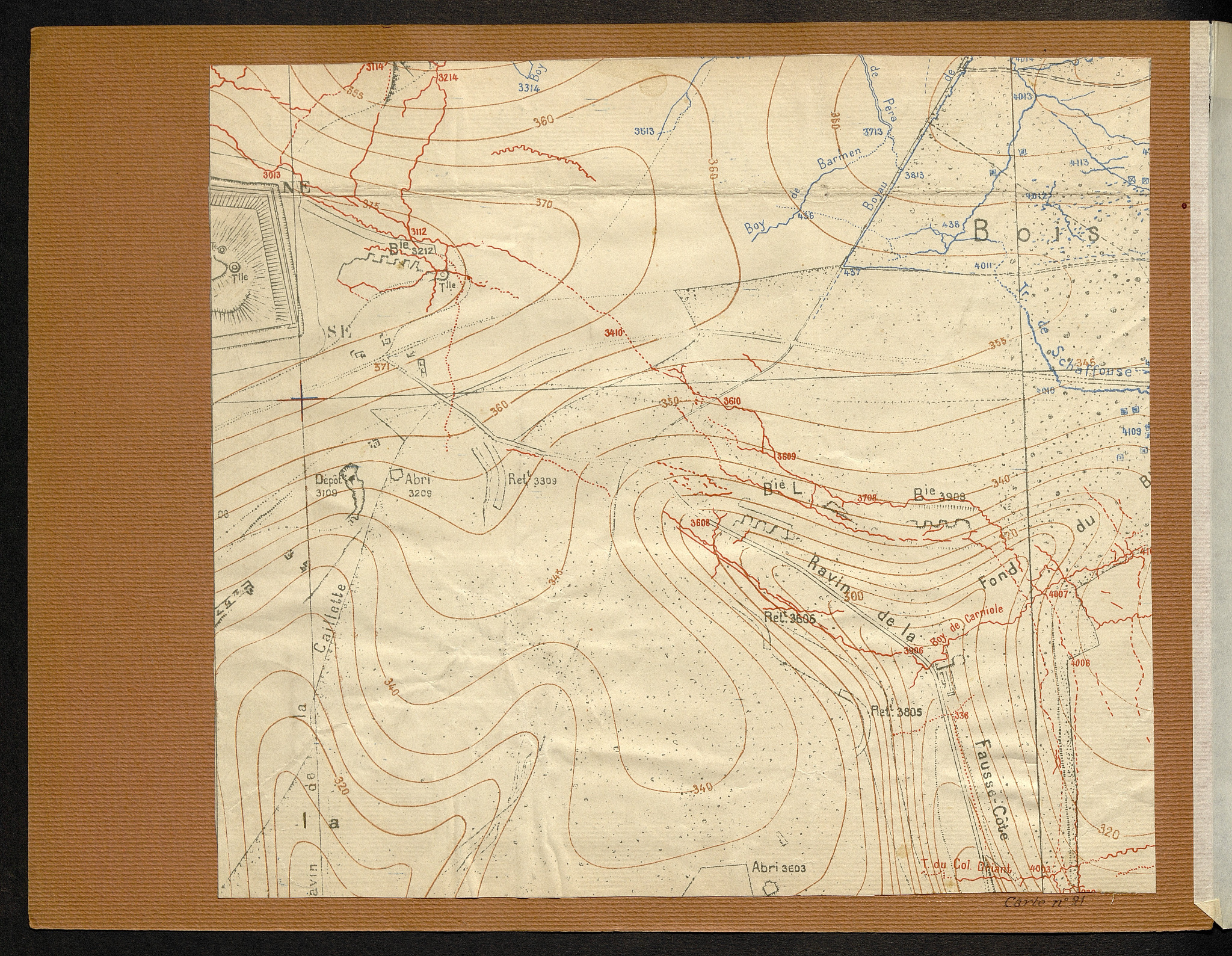 Carte n°21 — secteur de l’attaque du 24 octobre