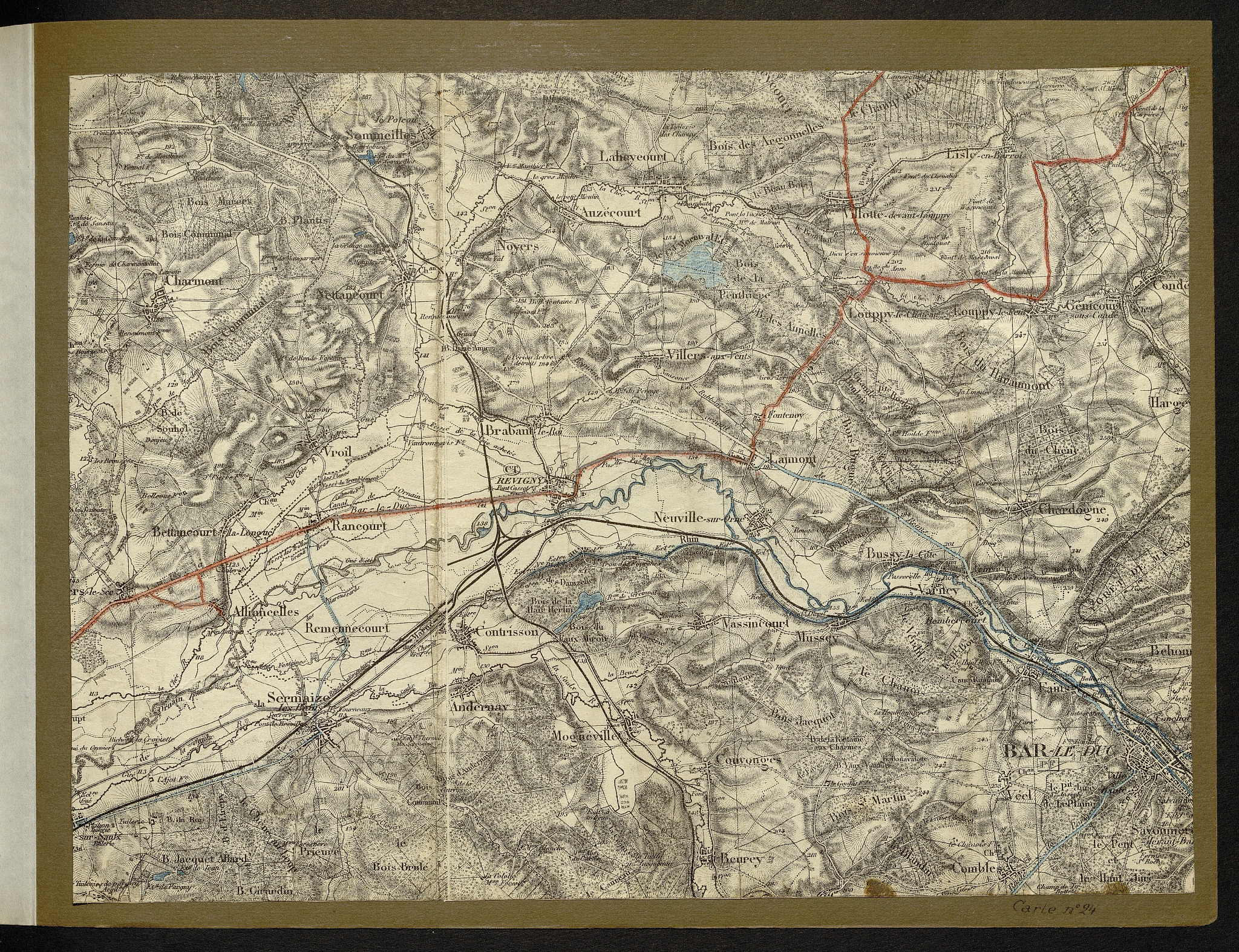 Carte n°24 — Revigny, Louppy et Bar-le-Duc