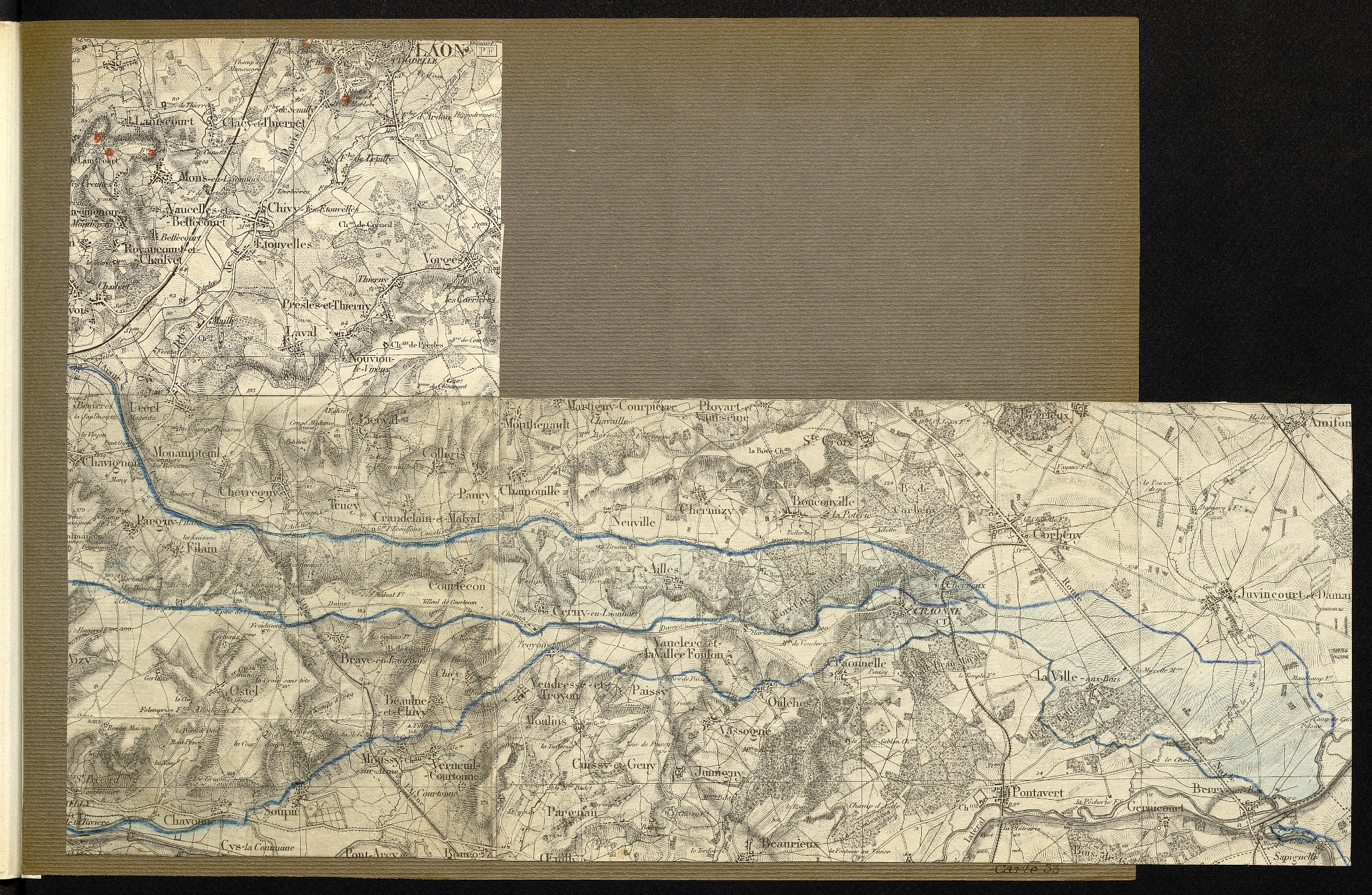 Carte 33 — Laon et Chemin des Dames