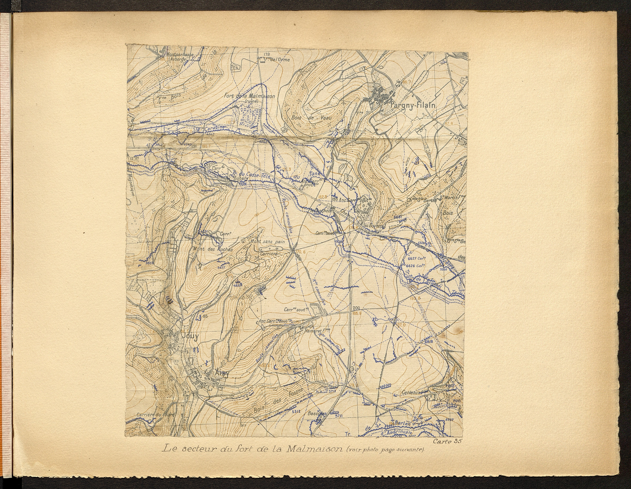 Carte 35 — secteur de la Malmaison