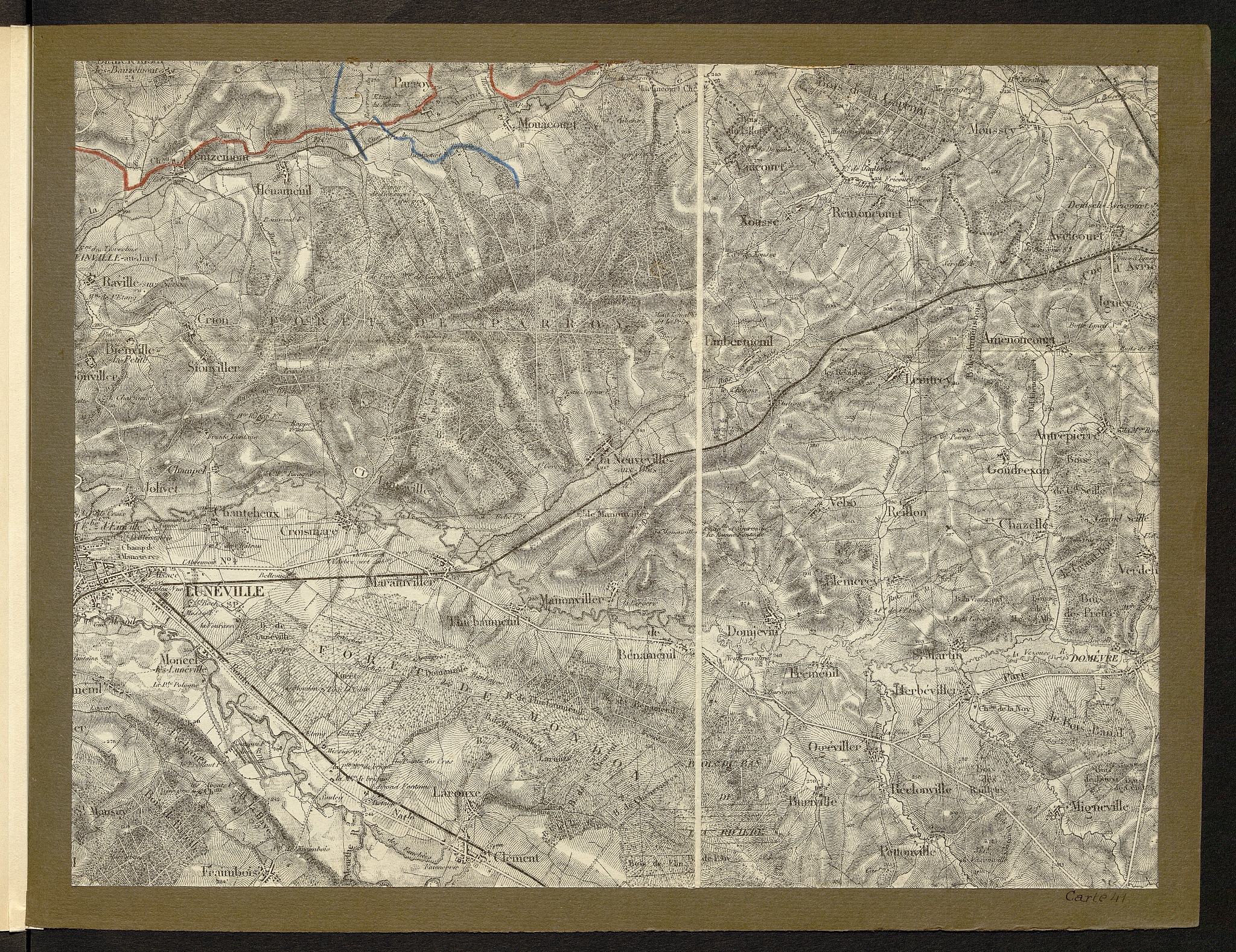 Carte 41 — secteur de Lorraine