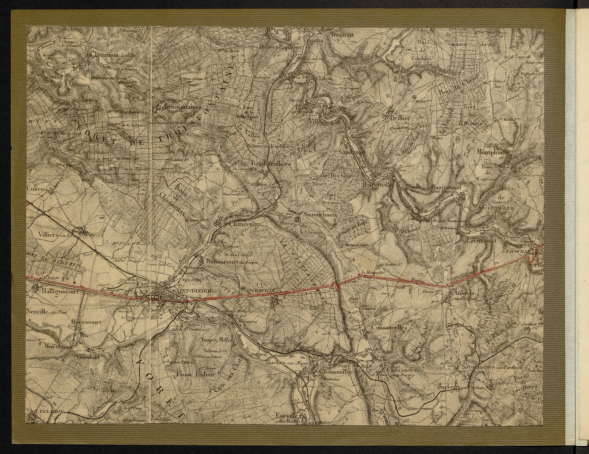 Carte n° 63 — Saint-Dizier, Ancerville et Aulnois