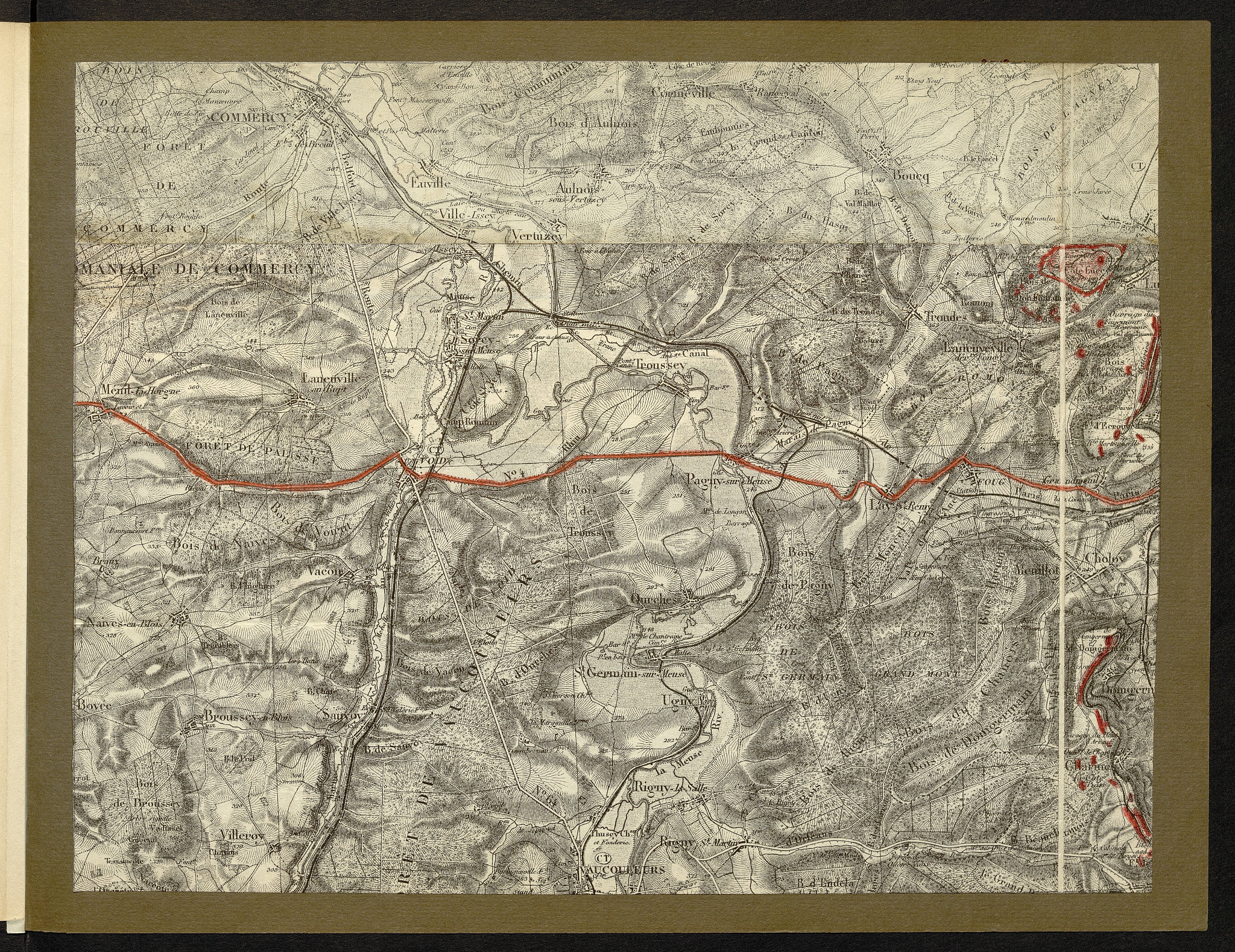 Carte n° 65 — Nomeny, Delme et Château-Salins