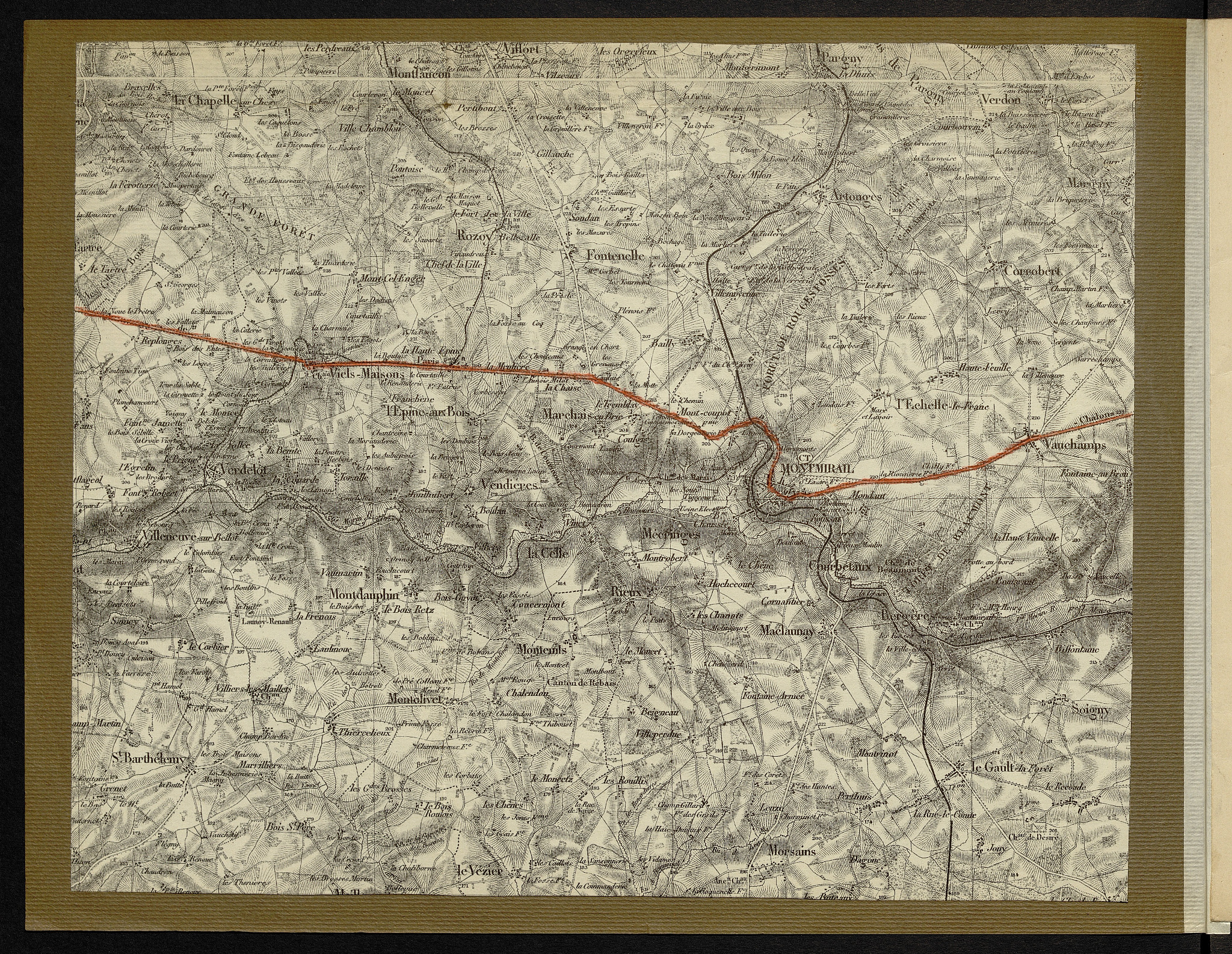Carte n° 59 — Vieils-Maisons, Montmirail et Vauchamps