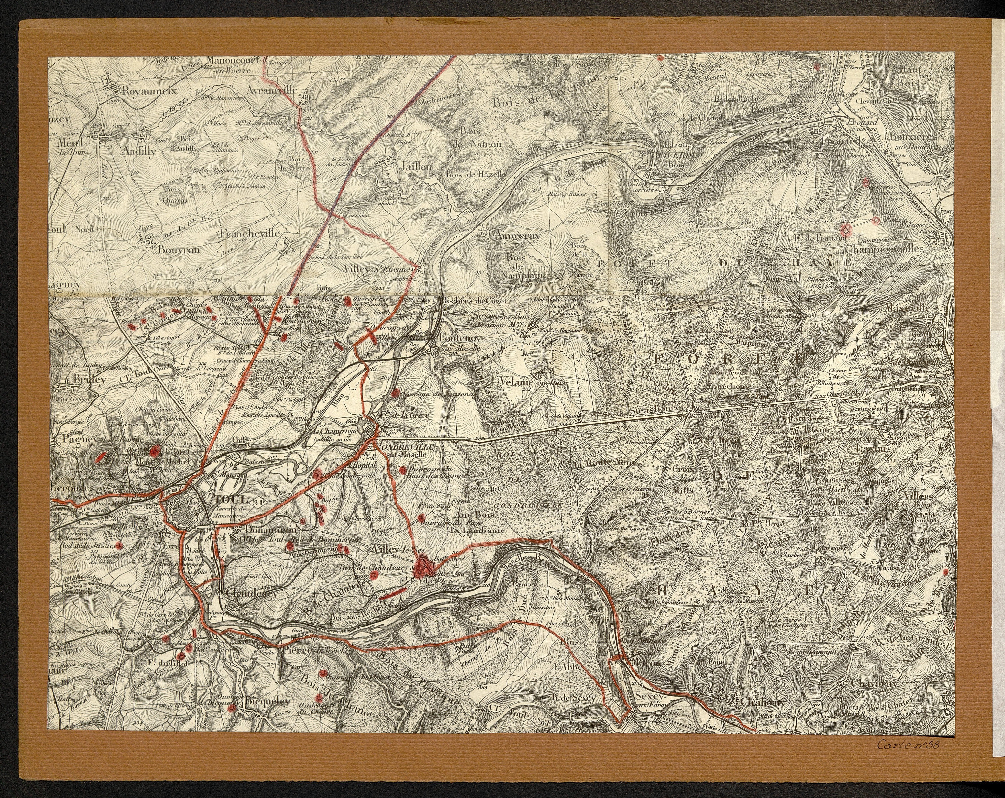 Carte 38 — Royaumeix, Nancy et Champenoux