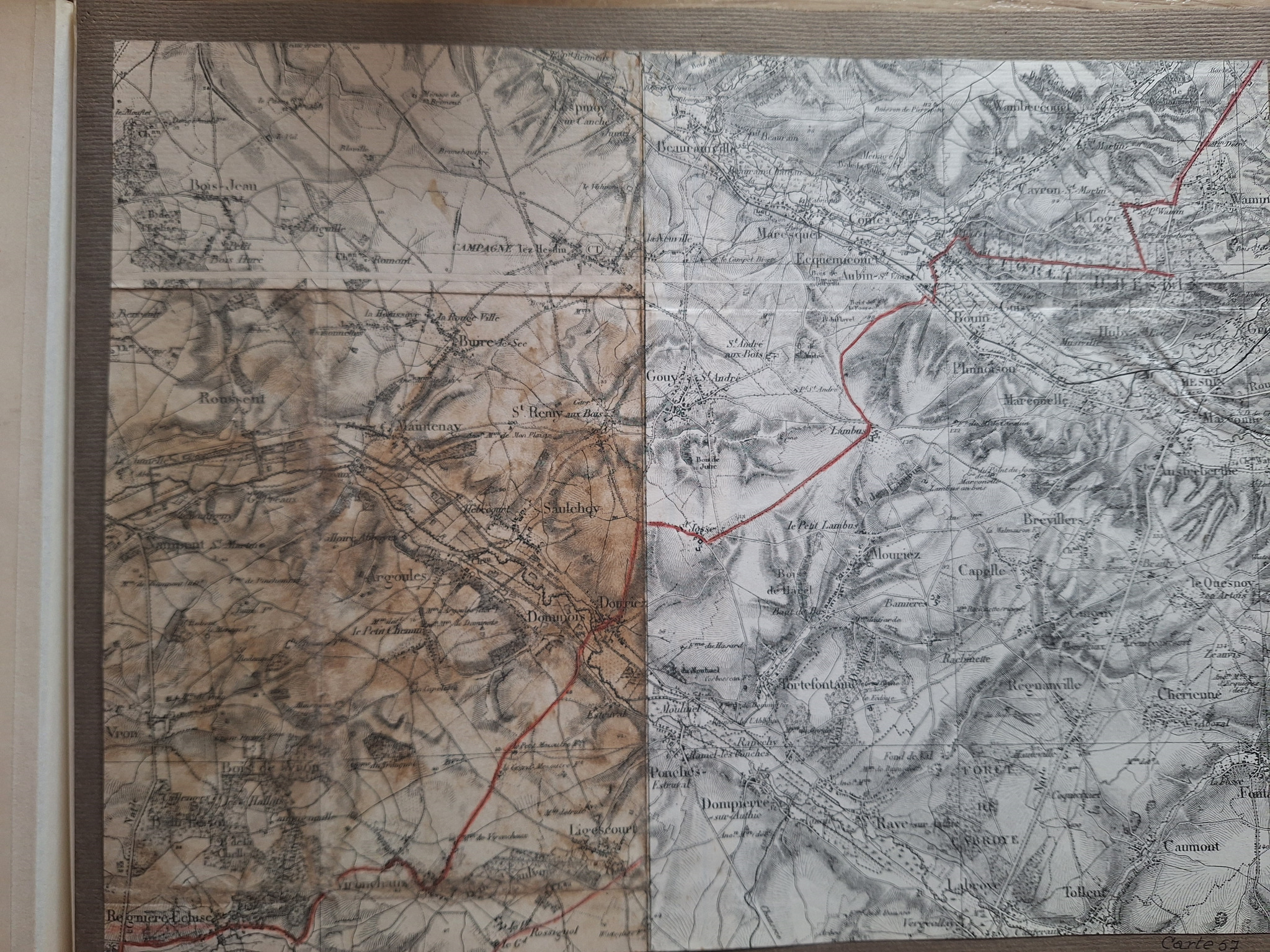 Carte n° 57 — Regnière-Écluse, Noyelles et Saint-Valery-sur-Somme