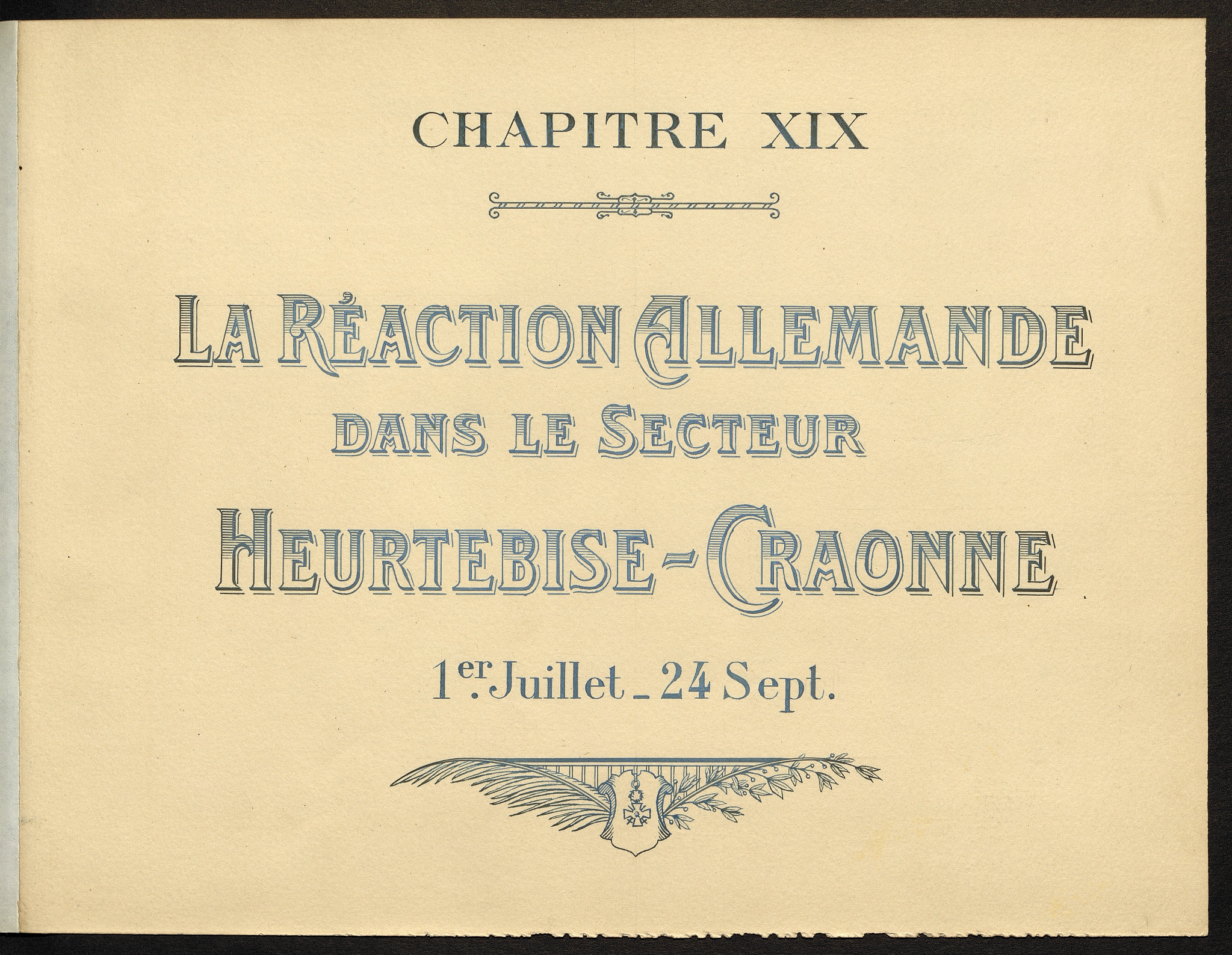 Chapitre XIX — Heurtebise–Craonne