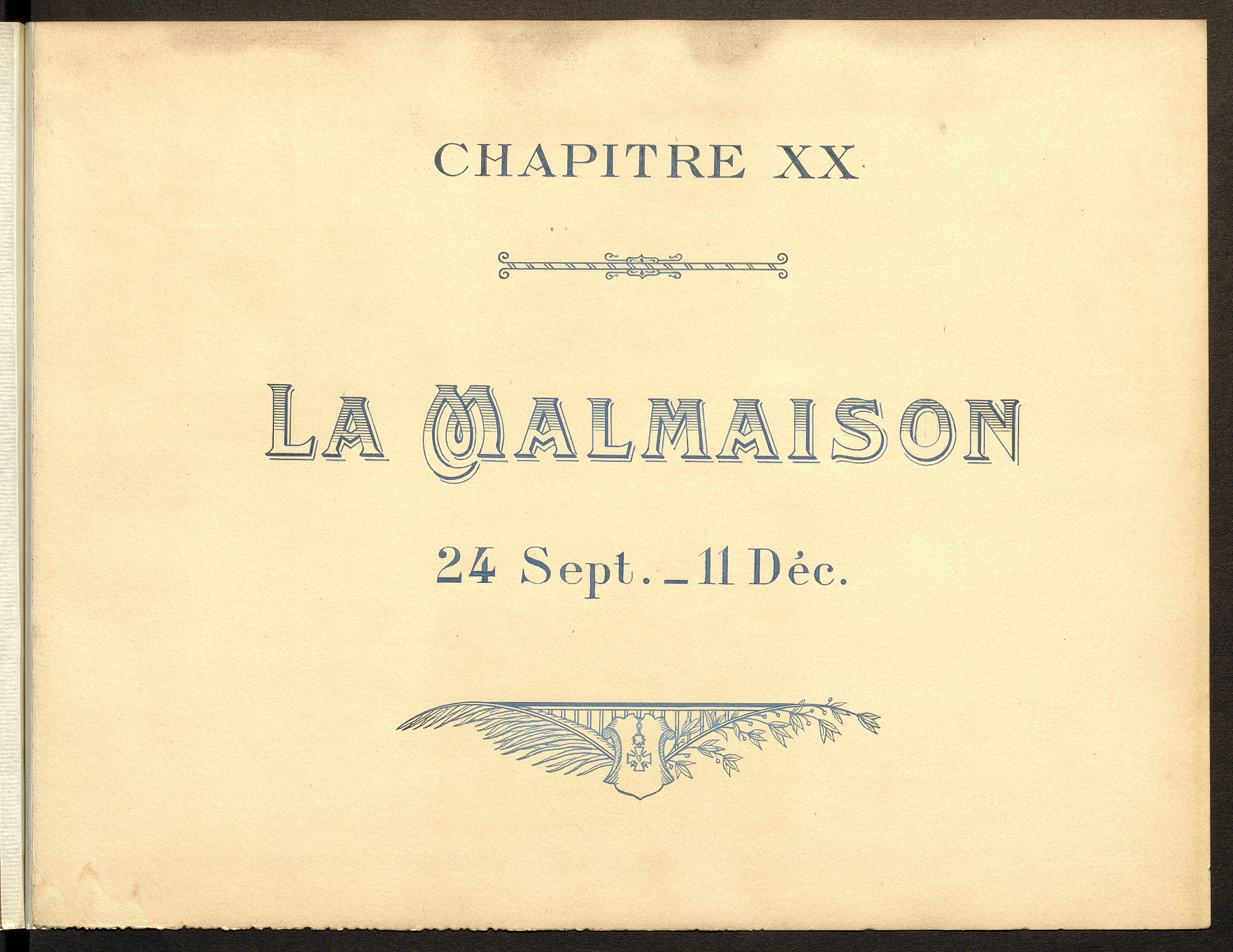 Chapitre XX — La Malmaison